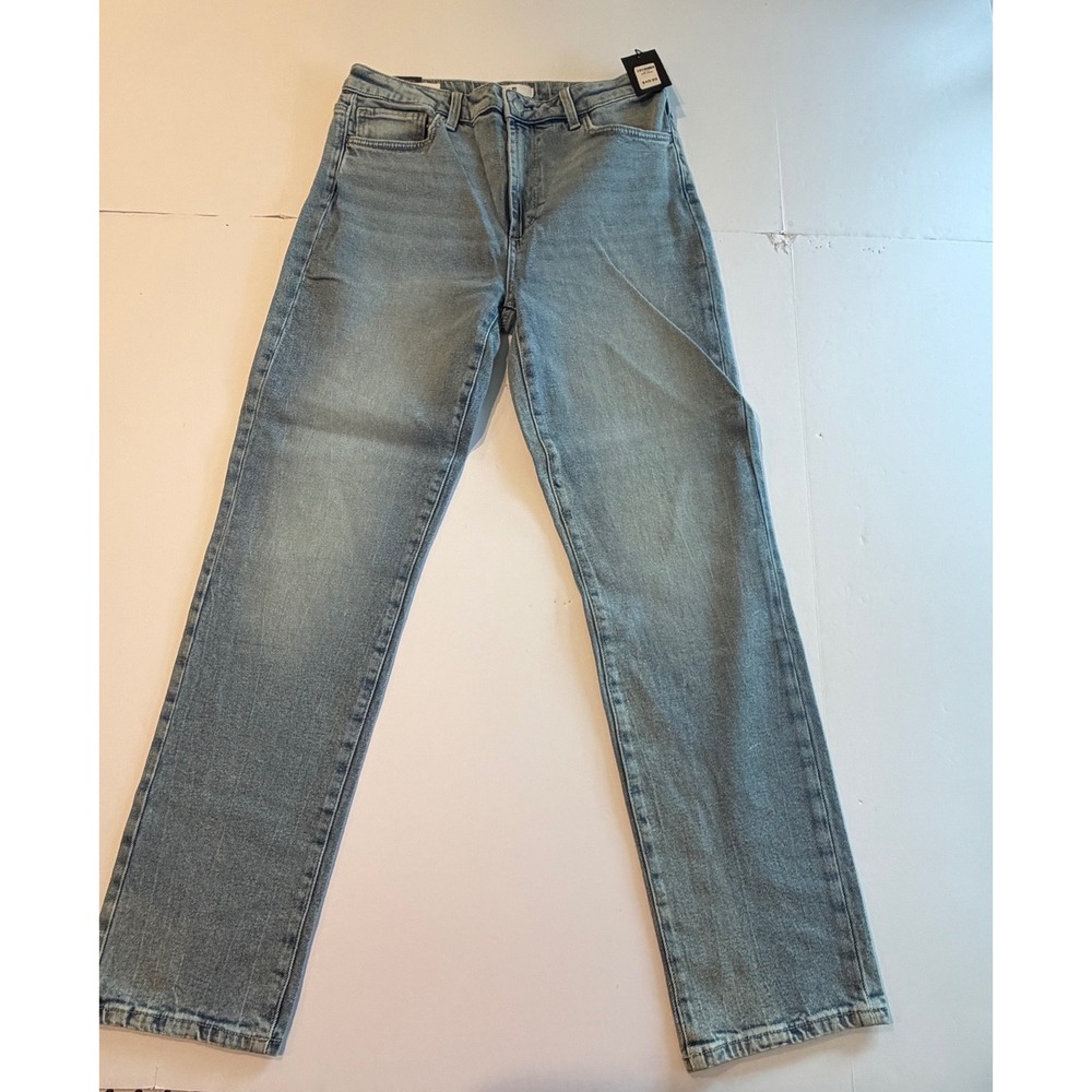 Joe's Jeans High Rise Straight Leg Faded Wash Blue Denim Size 31 NWT